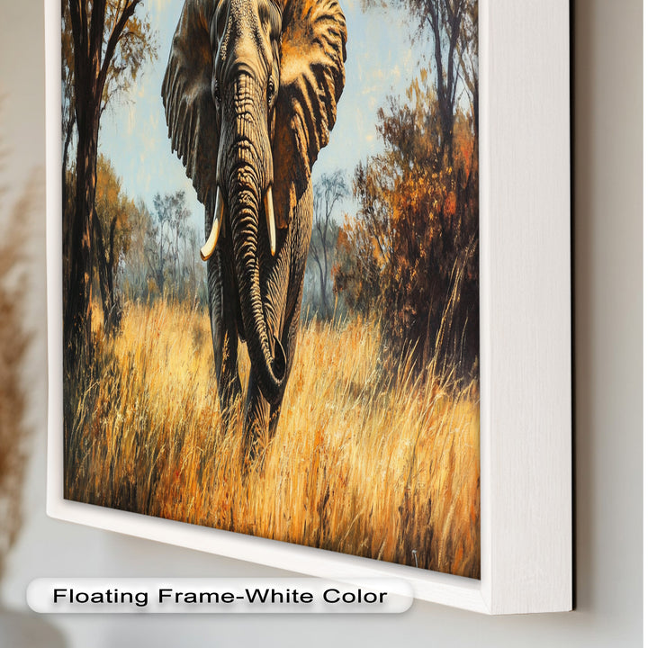 Guardian of the Wild – Elephant Oil Painting