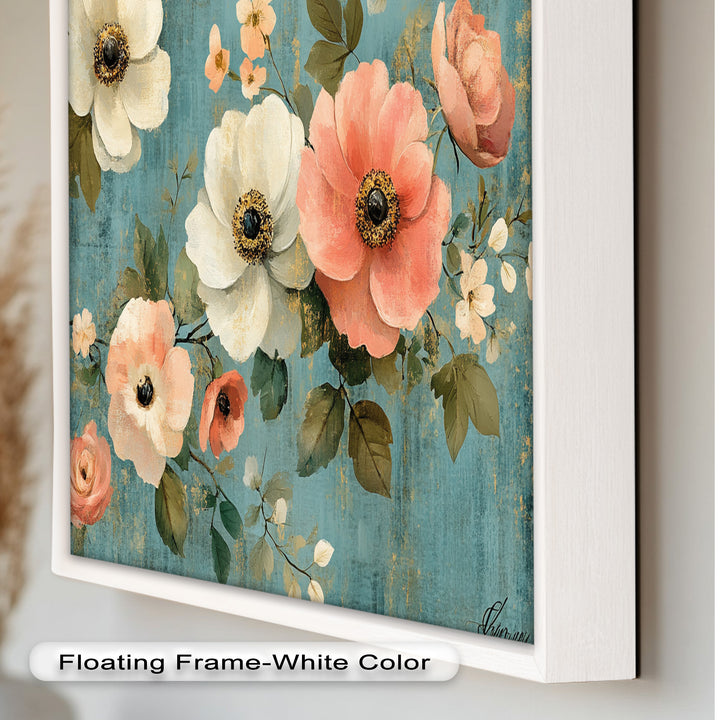 Vintage Bloom – Elegant Floral Oil Painting