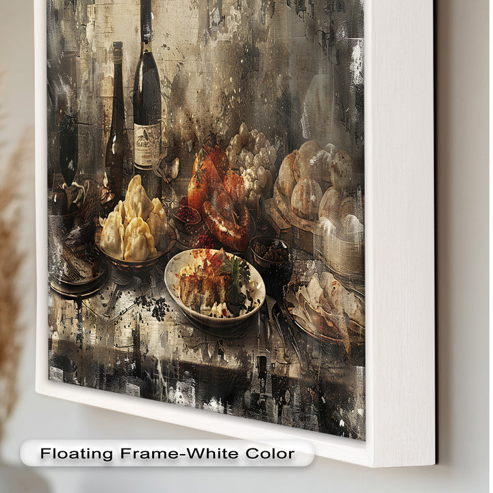 Rustic Feast – Vintage Culinary Still Life Food Painting