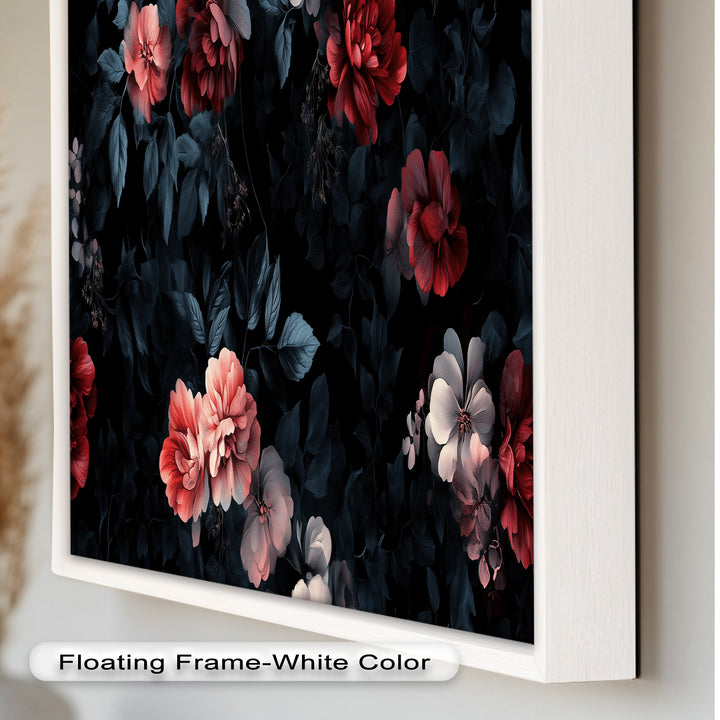 Dark Romantic Floral Wall Art – Floral Oil Painting