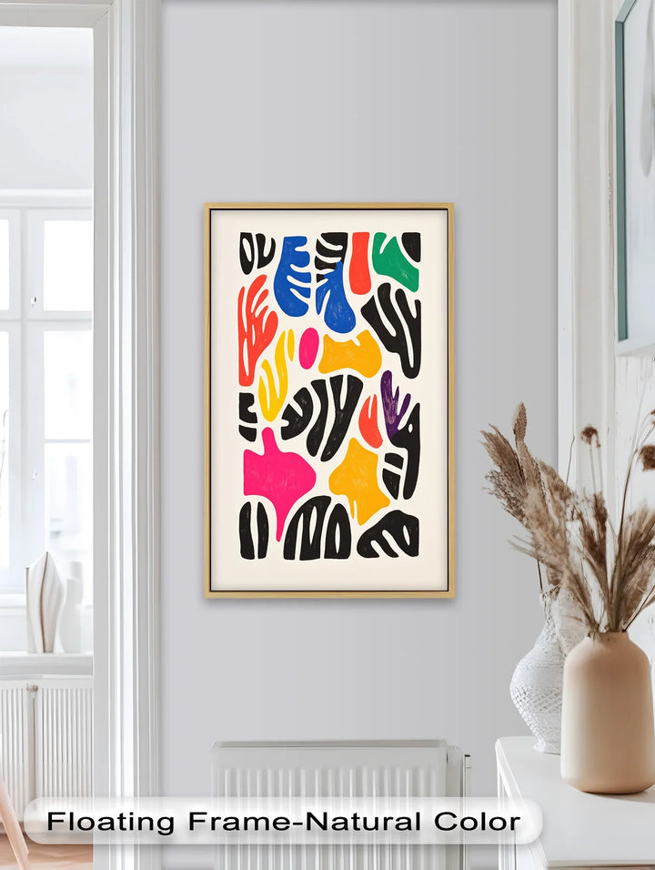 Chromatic Rhythm – Abstract Fauvist Oil Painting - MyPhotoStation
