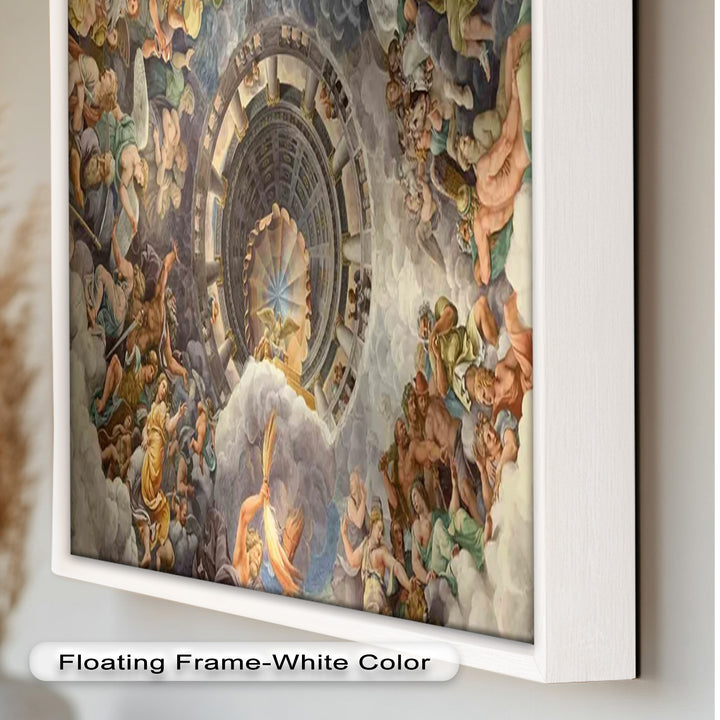 Assumption of the Virgin by Correggio – Renaissance Ceiling Oil Painting
