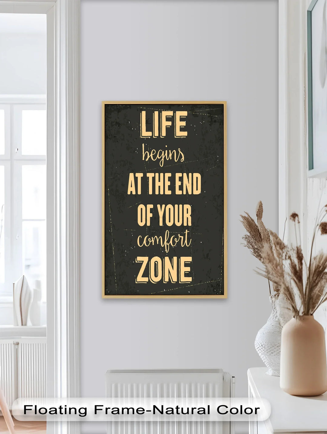 Life Begins at the End – Motivational Oil Painting - MyPhotoStation