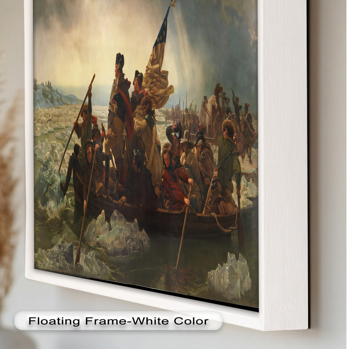 Washington's Crossing – Patriotisches Ölgemälde der Amerikanischen Revolution