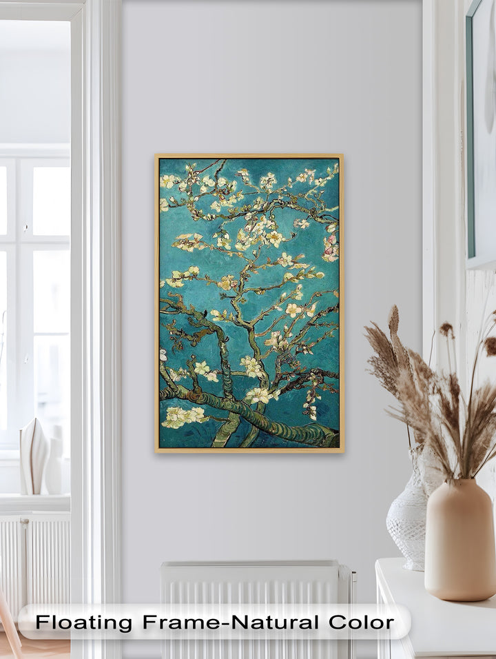 Spring Reverie – Blooming Almond Branches Flower Oil Painting