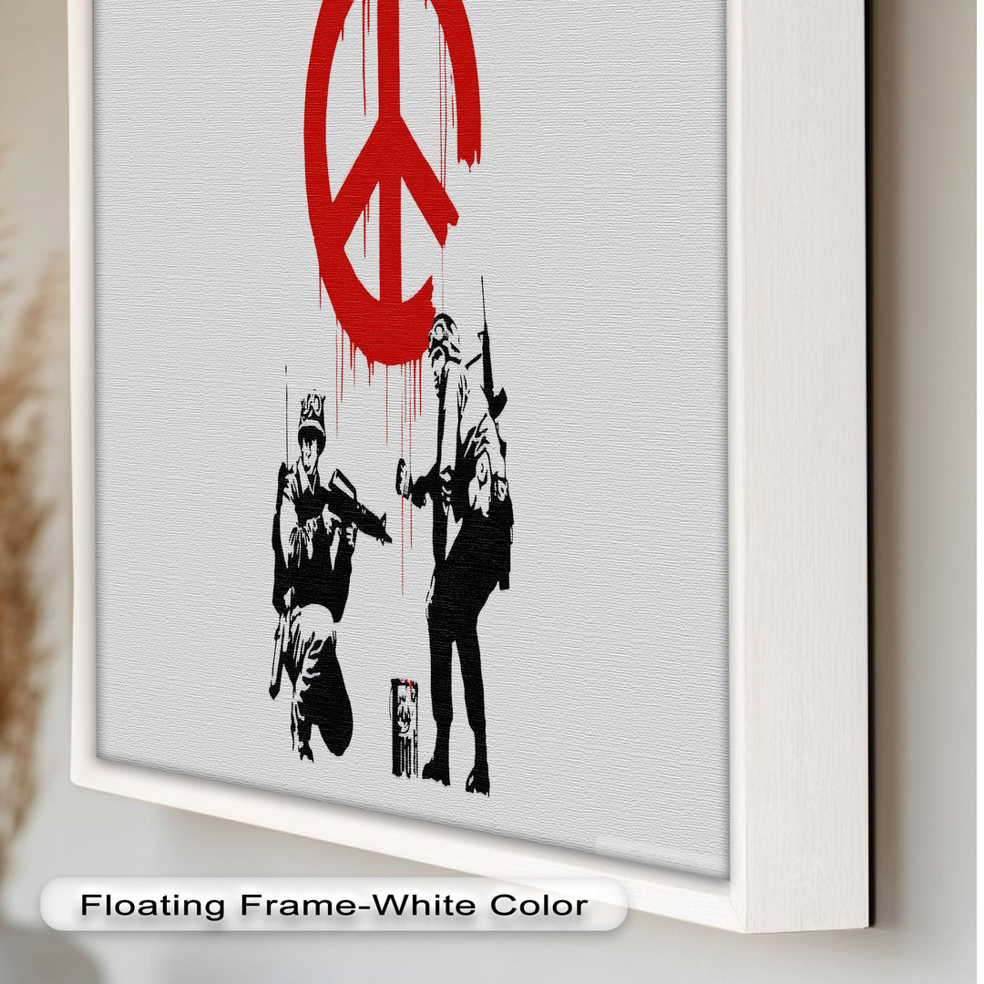 Peace Spray – Banksy Oil Painting