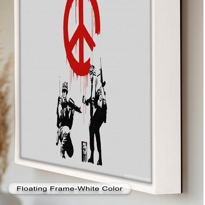 Peace Spray – Banksy Oil Painting