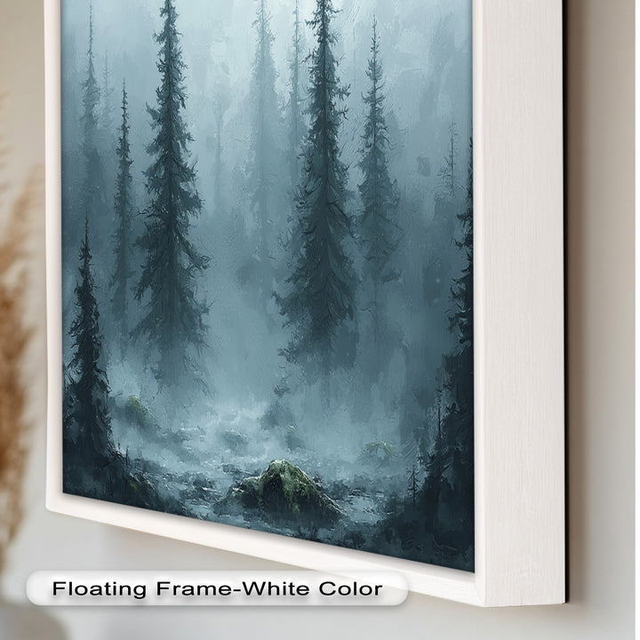 Misty Forest – Tranquil Nature Oil Painting