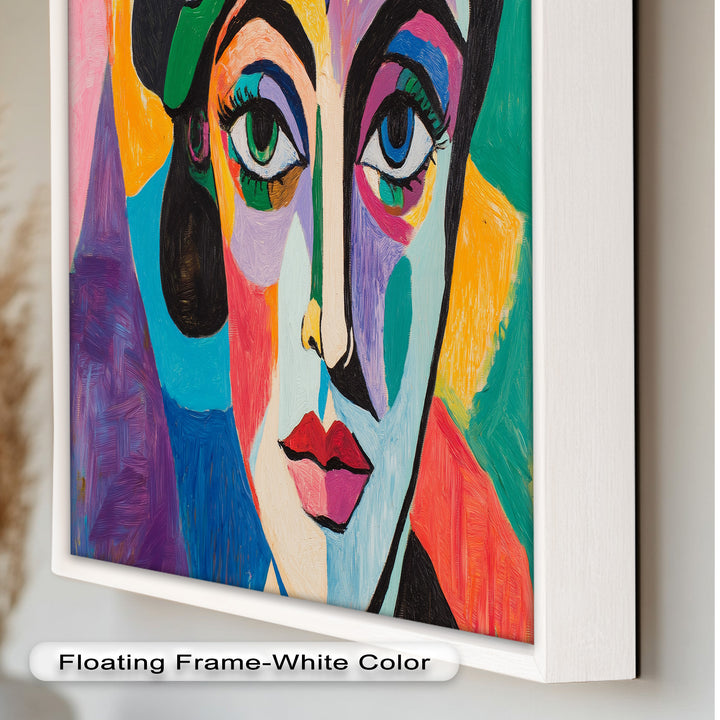 Frauenporträt Ölgemälde – Fauvistische expressionistische Kunst