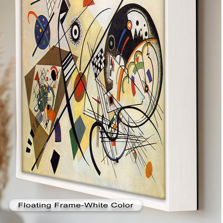 Kandinsky Komposition VIII – Abstraktes geometrisches Ölgemälde