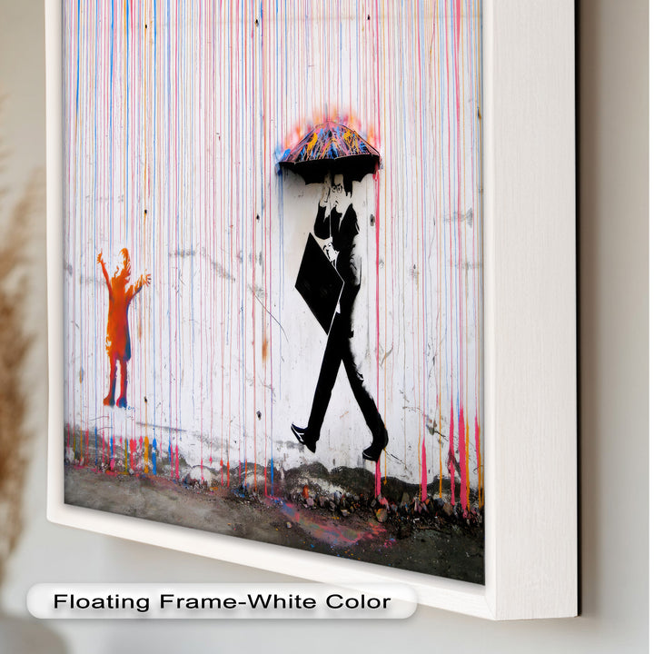 Colorfall Dissonance – Banksy Oil Painting