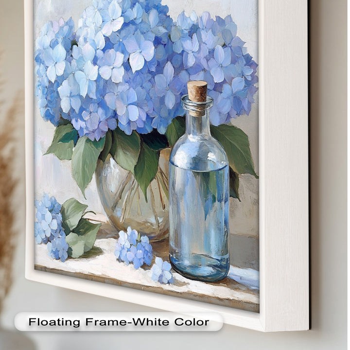 Blue Floral Still Life – Modern Oil Paintings