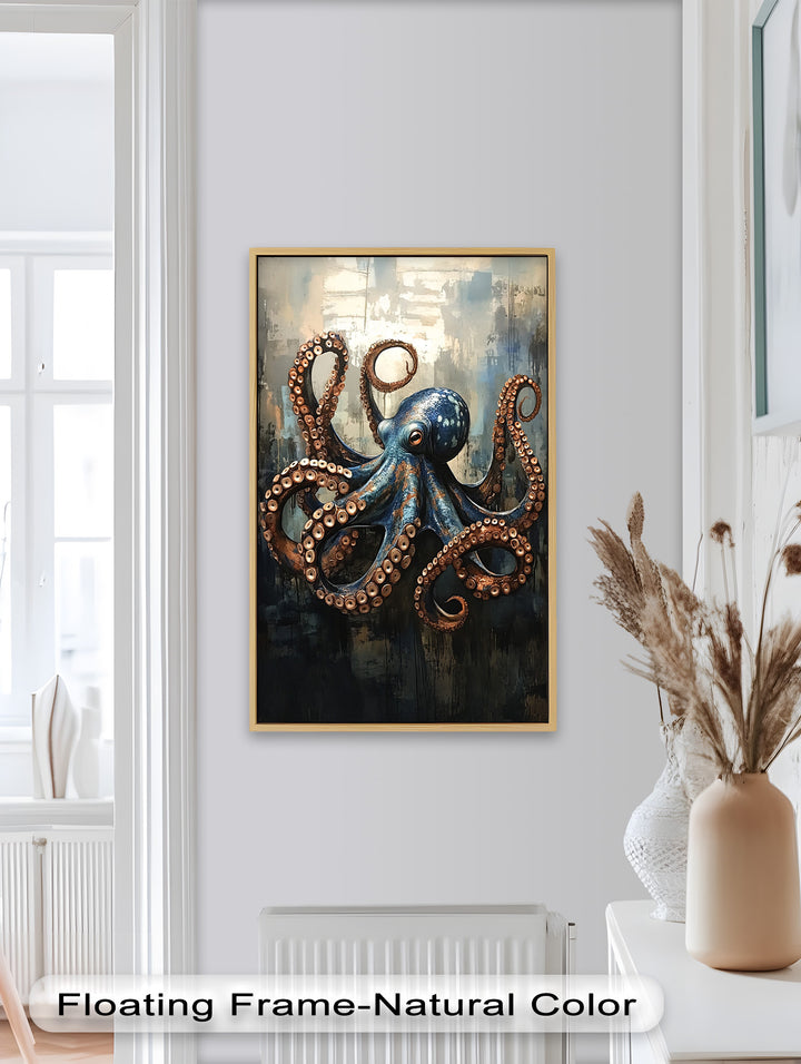 Deep Sea Octopus - Animal Oil Painting