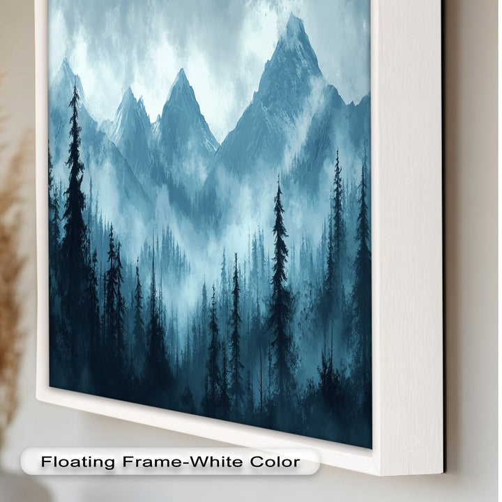 Misty Mountain Pines – Landscape Oil Paintings