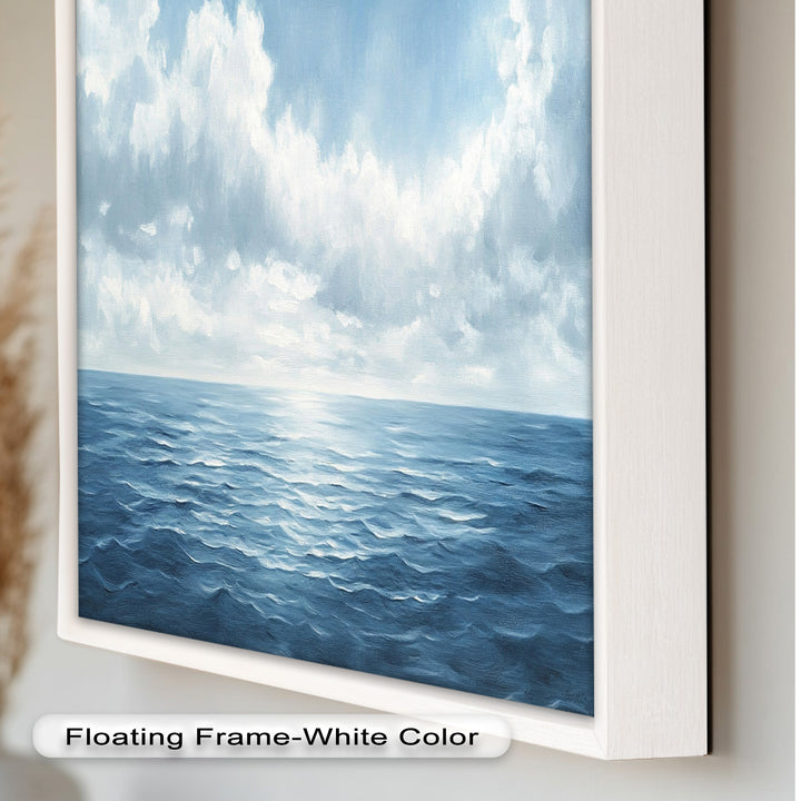 Blue Coastal Art - Ocean Seascape Oil Painting