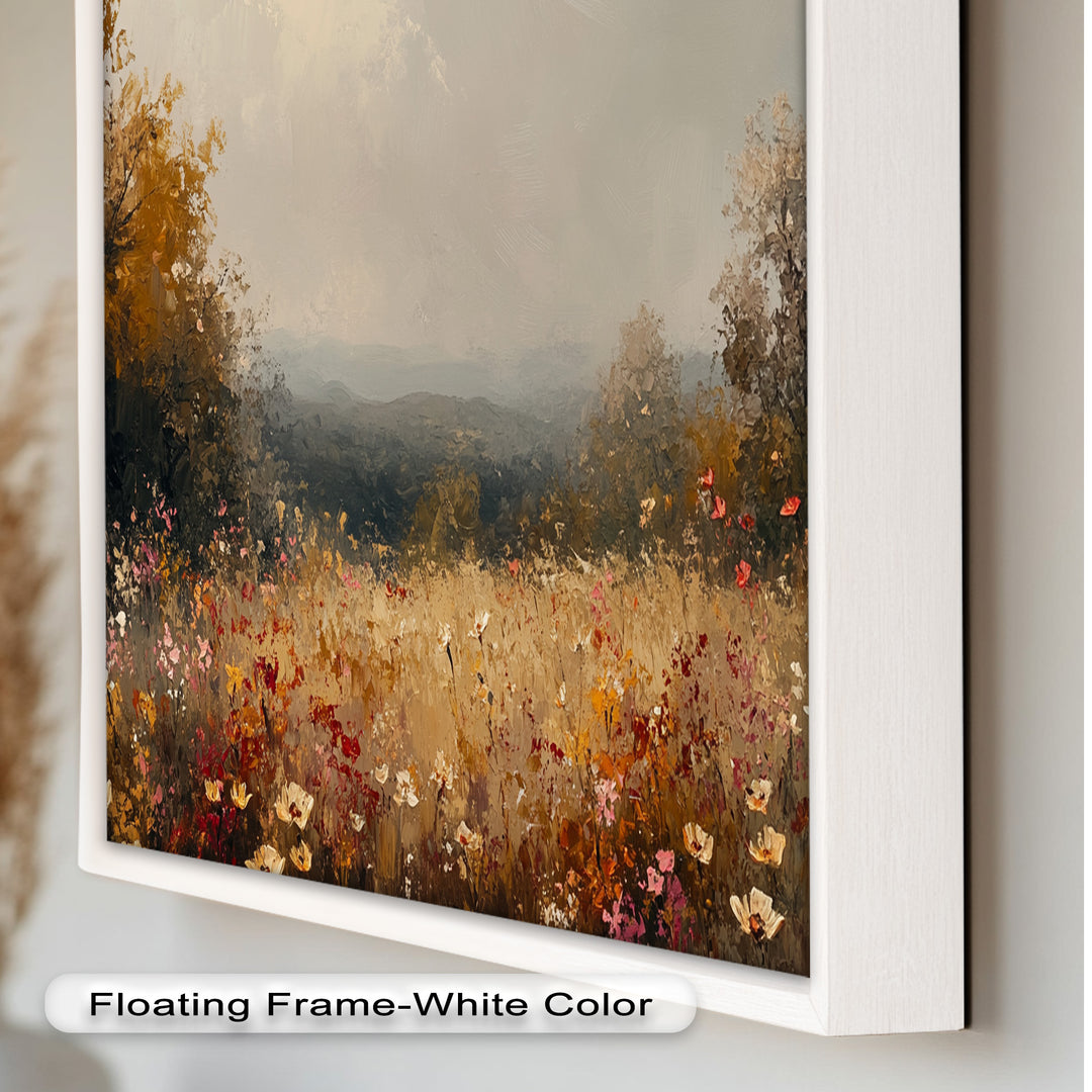 Classic Wildflower Art – Timeless Floral Oil Painting