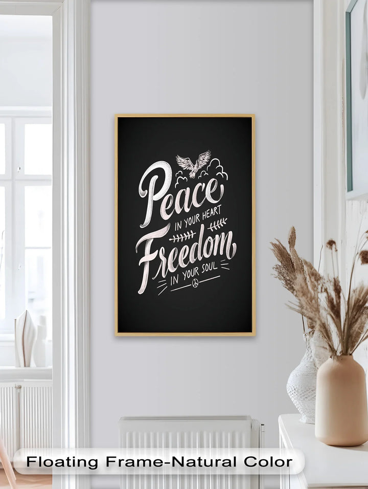 Peace and Freedom Wall Art – Oil Painting - MyPhotoStation