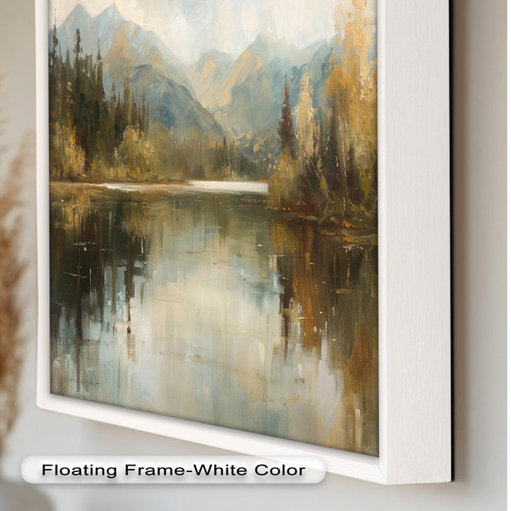 Lake Landscape – Framed Modern Oil Paintings