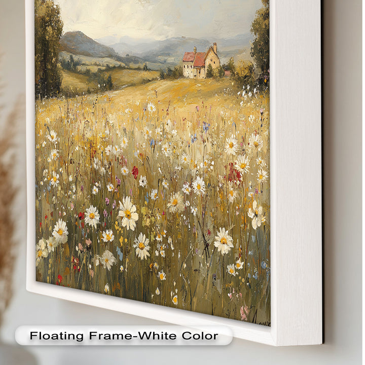 Countryside Bloom – Floral Oil Painting