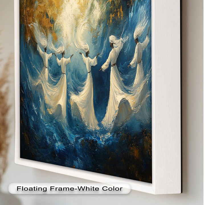 Spiritual Dervishes Wall Decor – Religious Oil Painting