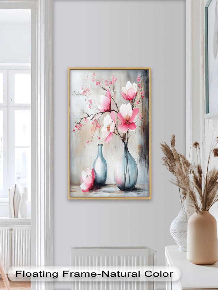 Soft Pink Magnolia - Flower Oil Painting