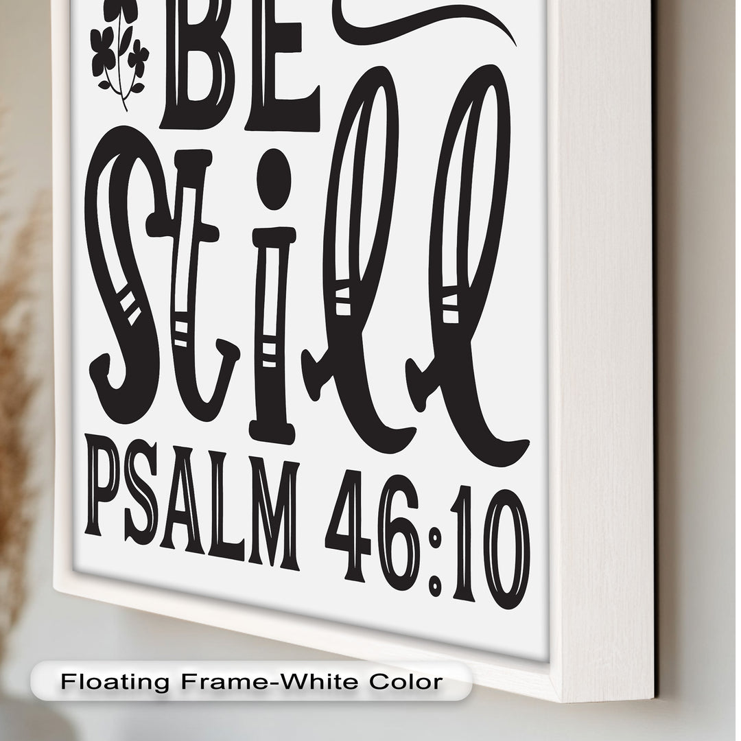 Sei still – Psalm 46:10 Bibel Bibel Ölgemälde