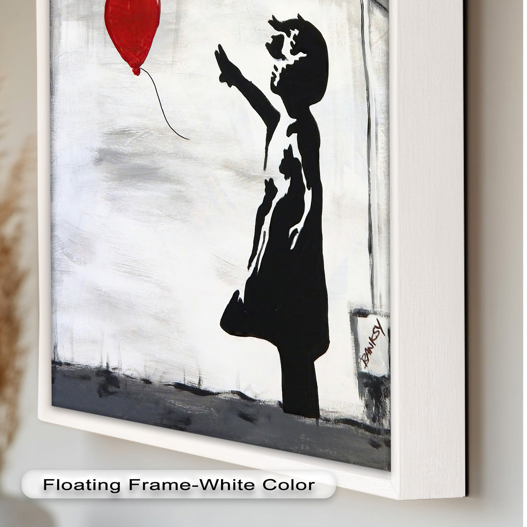 Girl with Heart Balloon – Banksy Oil Painting