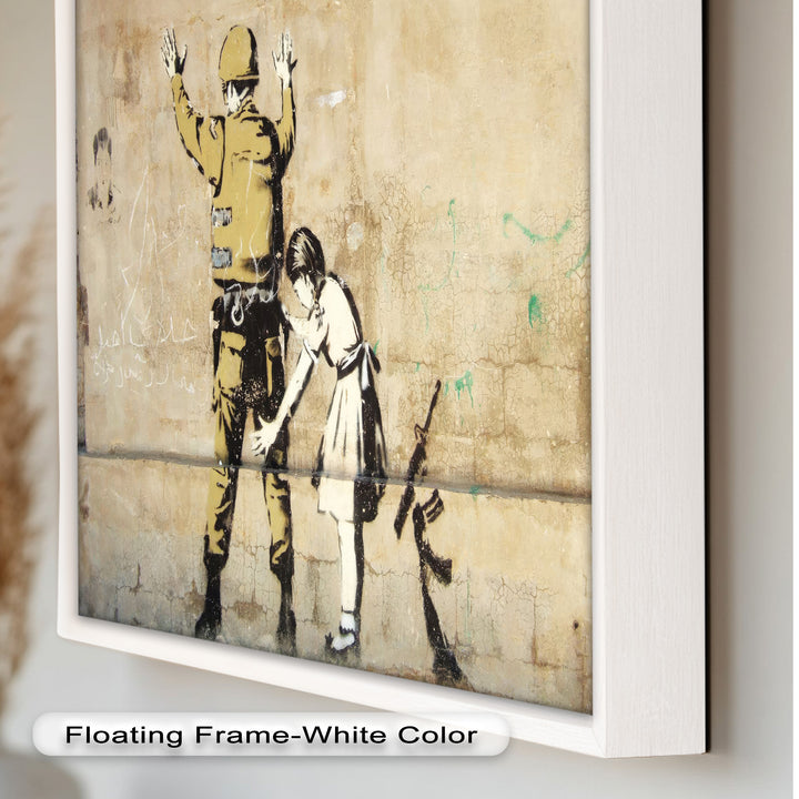 Innocence in Control – Banksy Oil Painting