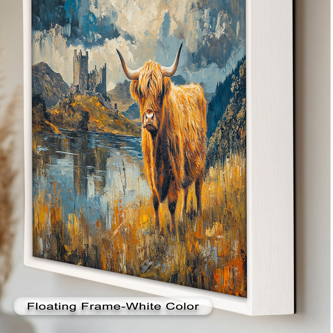 Highland Majesty – Rustic Oil Painting
