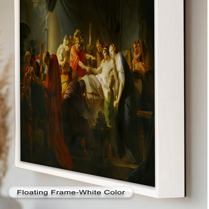 The Death of a Hero – Last Breath of Virtue Classicism Oil Painting