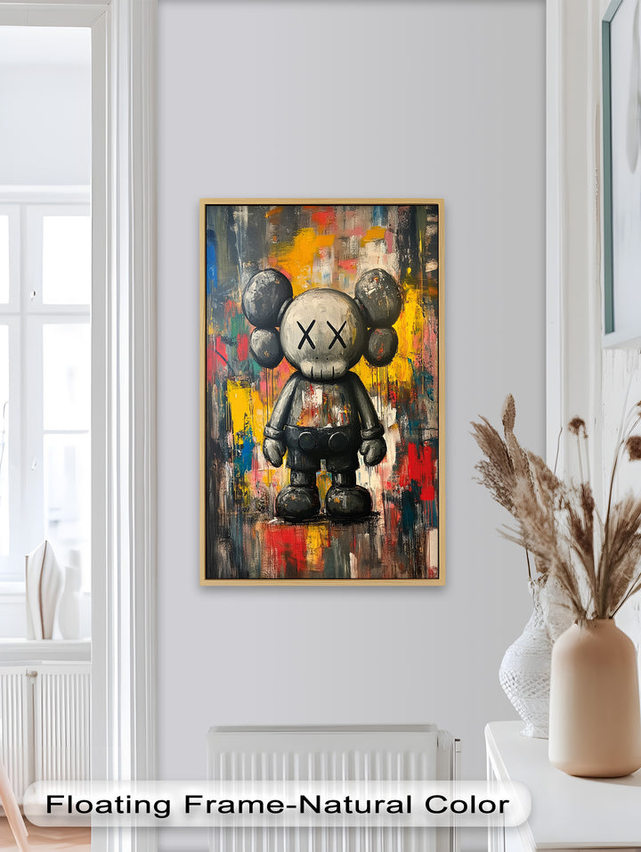 Urban Grit – KAWS Companion Oil Painting