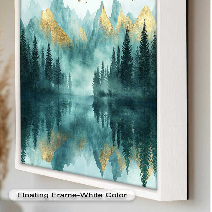 Mist Mountains – Forest Oil Painting