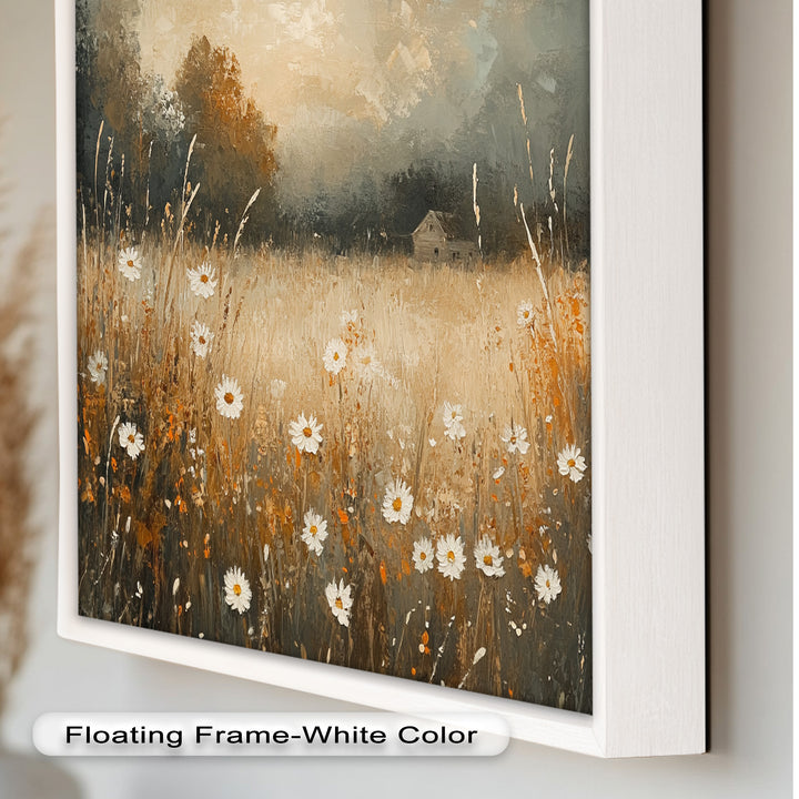Golden Meadow – Wildflower Oil Painting