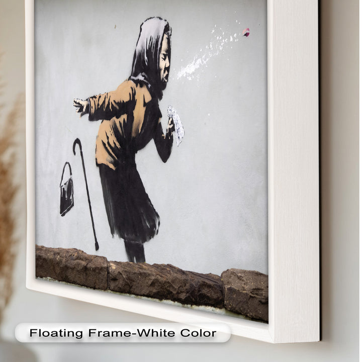 The Power of a Sneeze – Banksy Oil Painting