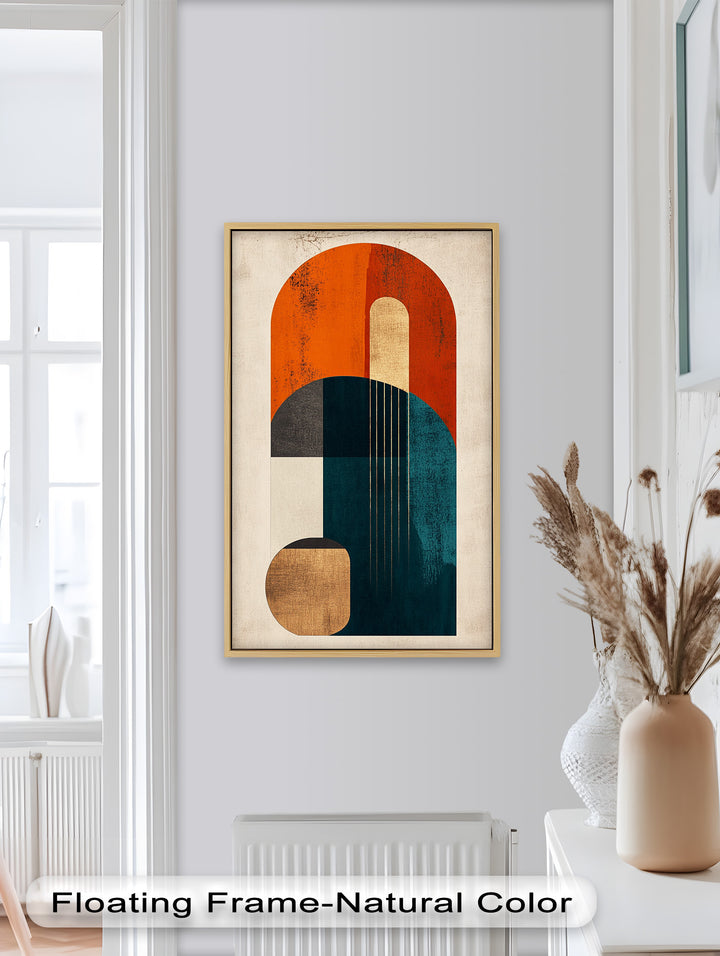 Modern Resonance – Abstract Geometric Oil Painting