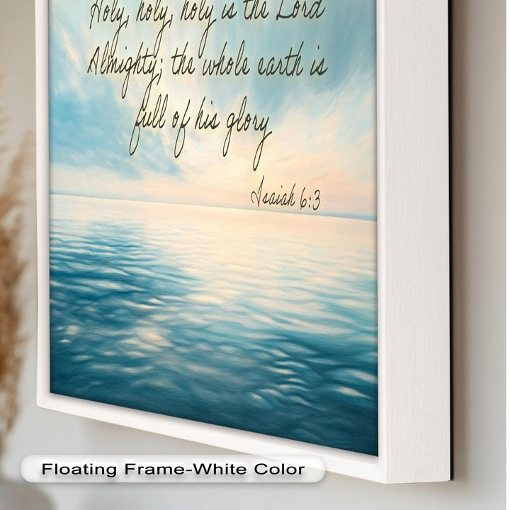 Isaiah 6:3 – Holy Is the Lord Bible Verse Oil Painting