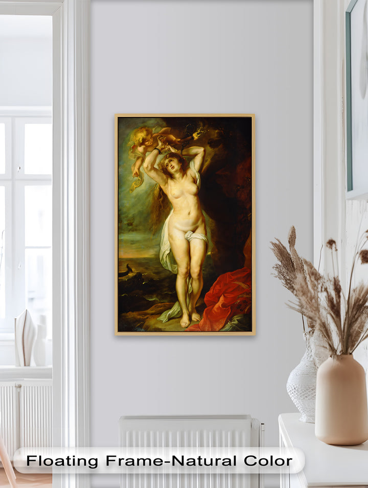Andromeda Bound – Mythological Renaissance Nude Oil Painting