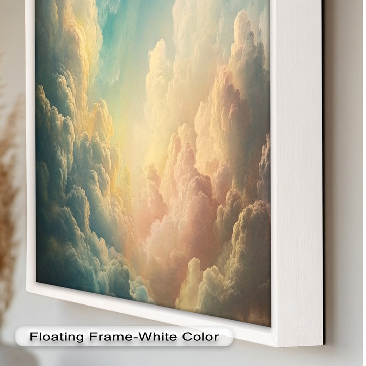 Heavenly Sky Glow – Modern Oil Painting