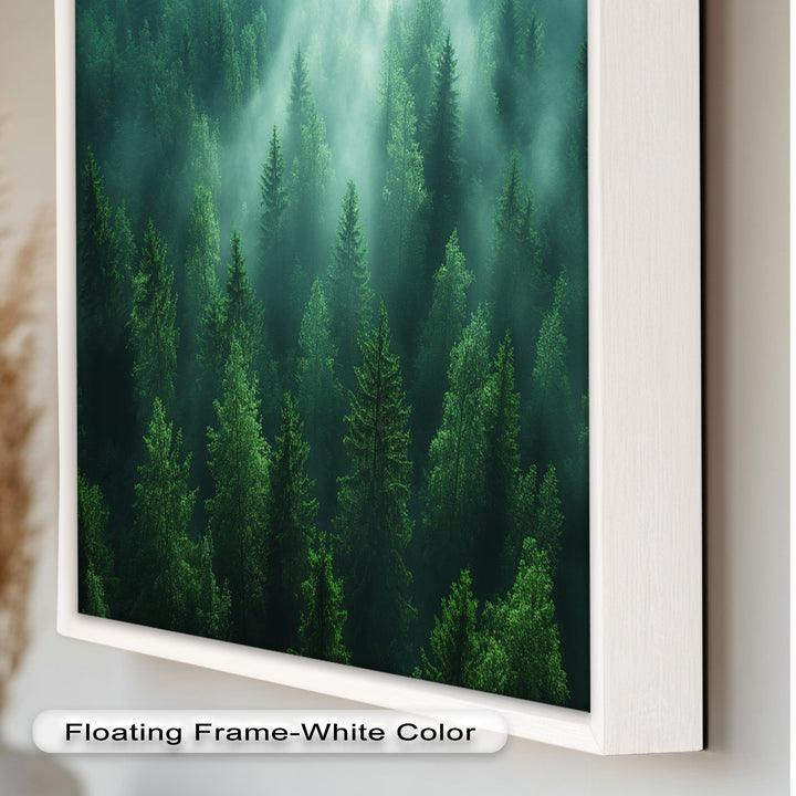 Misty Forest Landscape – Enchanting Nature Oil Painting