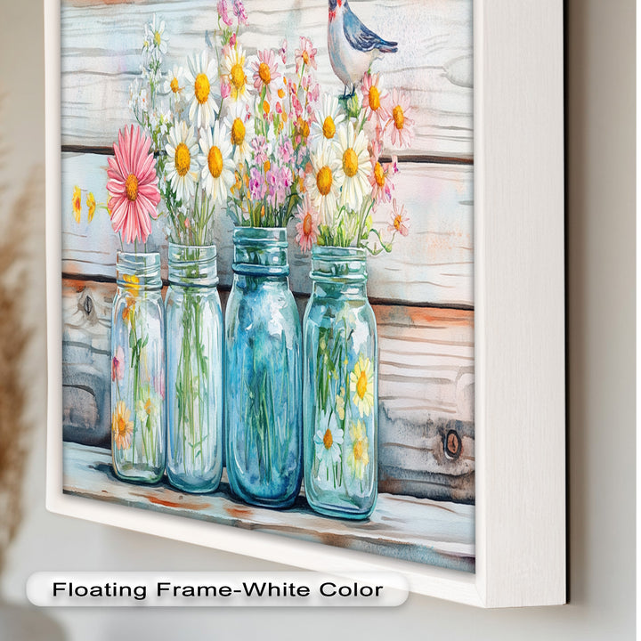 Flower Jars – Modern Oil Painting