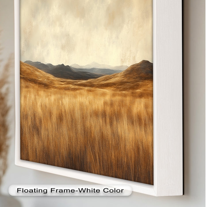 Golden Prairie Horizon – Landschaftsölgemälde