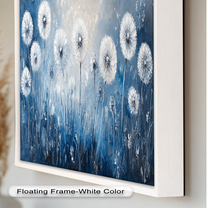 Dreamy Dandelion Field Wall Art – Floral Oil Painting