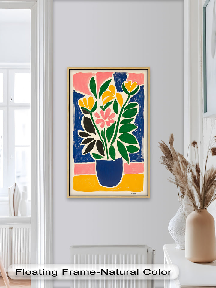 Vibrant Vase Composition – Modern Fauvist Oil Painting