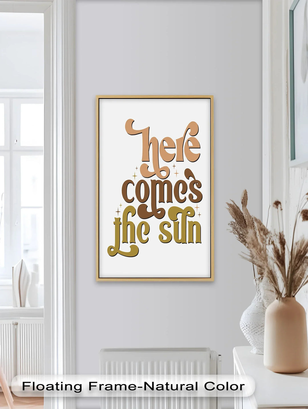 Here Comes the Sun – Positive Vibes Oil Painting - MyPhotoStation