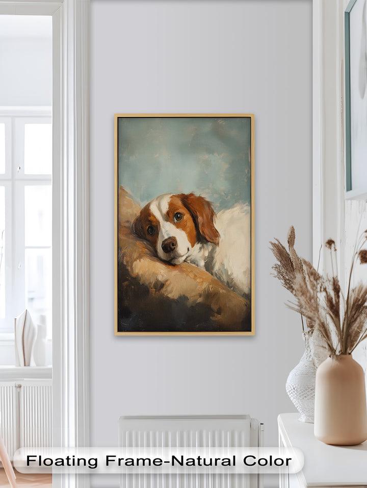 Resting Soul – Loyal Dog Animal Oil Painting