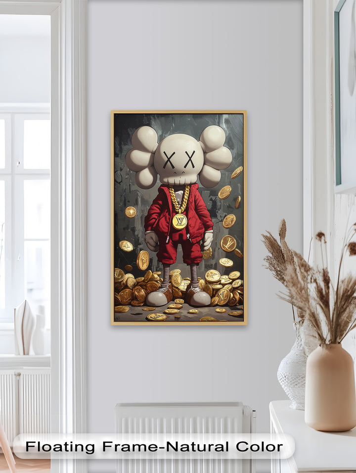 Luxury Drop – KAWS Companion Oil Painting