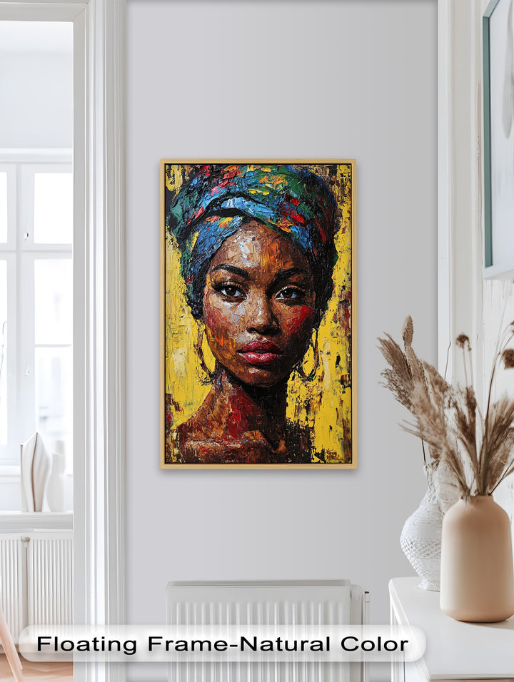 Radiant Soul – Bold Portrait Oil Painting in Fauvist Style