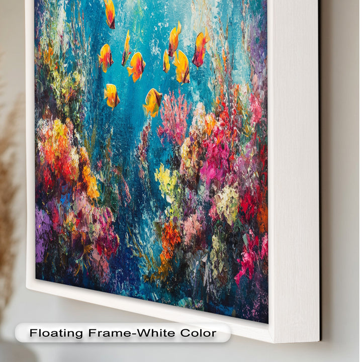 Coral Reef with Tropical Fish – Animal Oil Painting