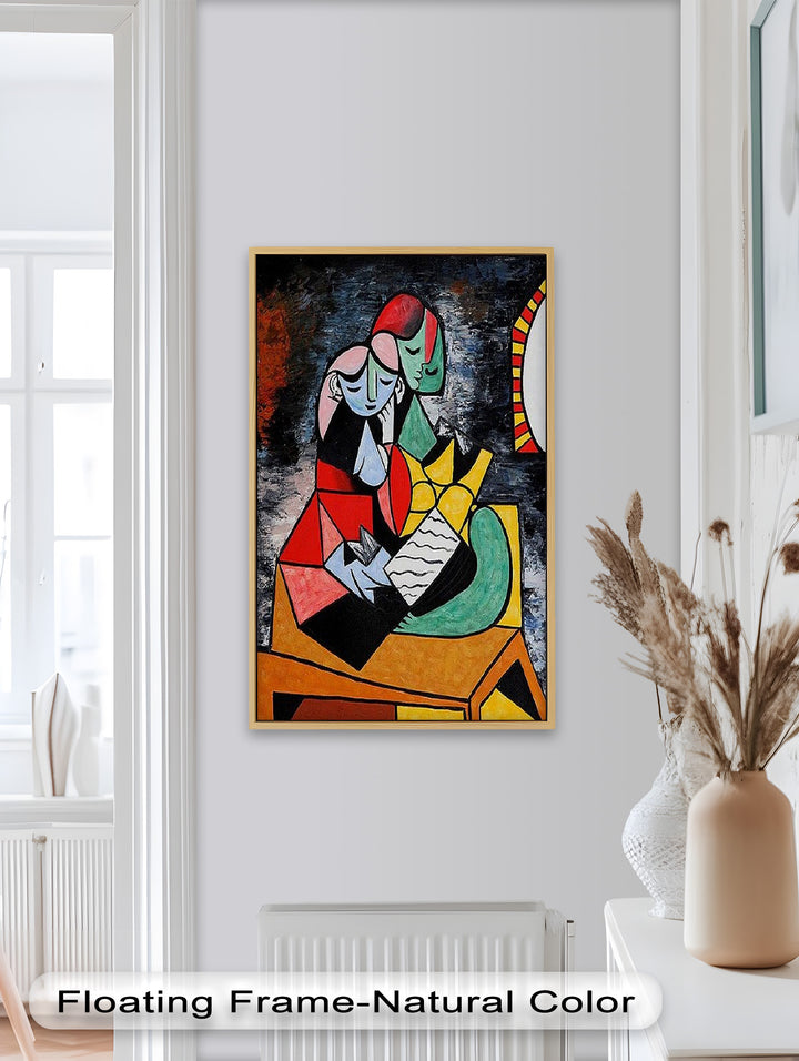 Embrace in Color – Picasso Oil Painting