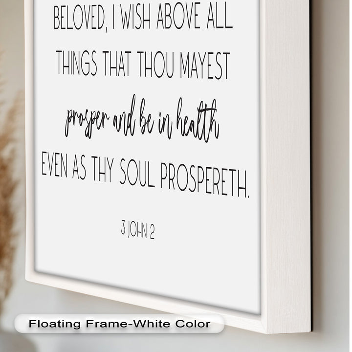 3 John 2 Wall Art – Christian Bible Oil Paintings